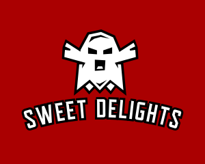 Online Game - Ghost Ghoul Halloween logo design