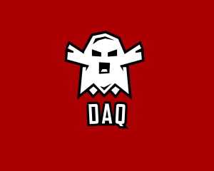 Ghost - Ghost Ghoul Halloween logo design