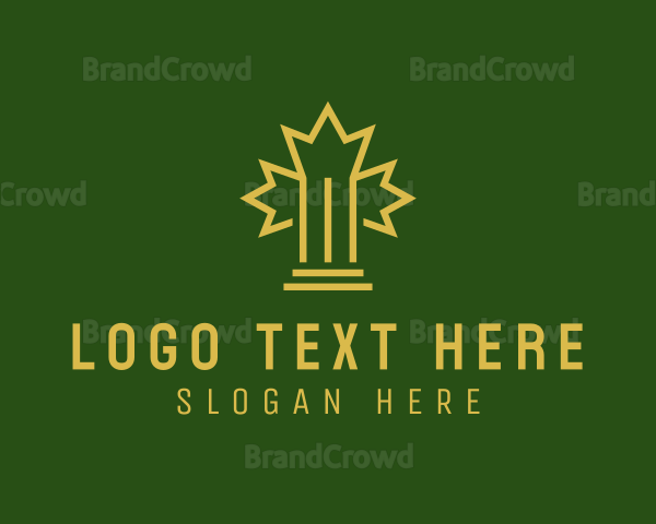 Maple Leaf Pillar Logo
