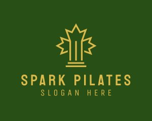 Attorney - Maple Leaf Pillar logo design