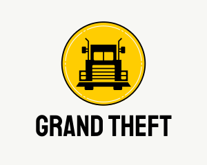 Trailer Truck Transportation  logo design