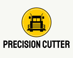 Trailer Truck Transportation  logo design