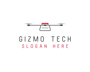 Gizmo - Technology Flying Drone logo design
