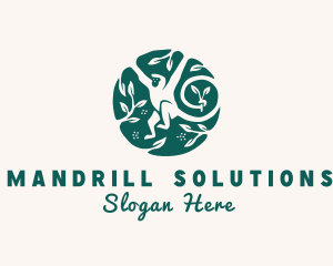 Mandrill - Monkey Wildlife Conservation Jungle logo design