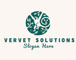 Vervet - Monkey Wildlife Conservation Jungle logo design