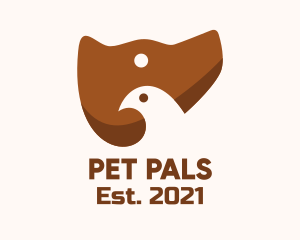 Dog Bird Pet logo design