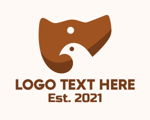 Container - Dog Bird Pet logo design
