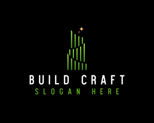 Construction Building Tower logo design