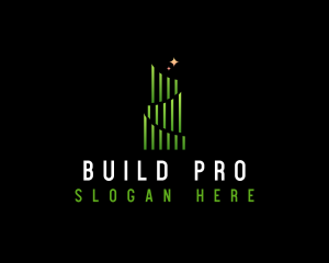Construction Building Tower logo design