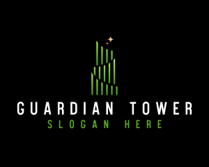 Construction Building Tower logo design