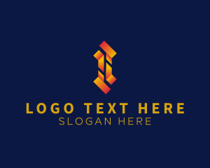 Techonology - Origami Fold Business logo design