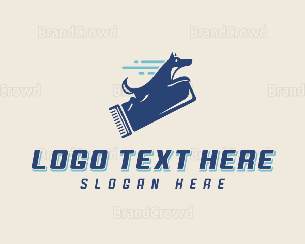 Razor Dog Pet Grooming Logo