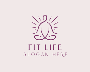 Yoga Health Fitness logo design