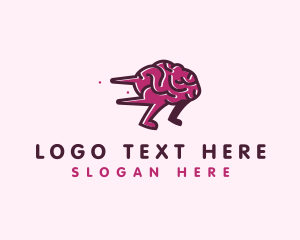 Organ - Brain Run Learning logo design