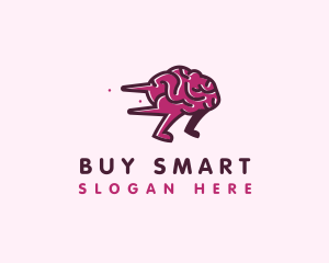 Brain Run Learning logo design