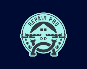 Plumbing Wrench Repair logo design