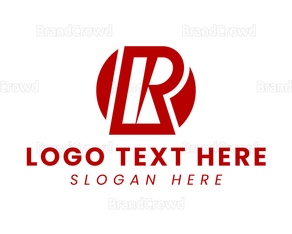 Red Racing Letter R Logo