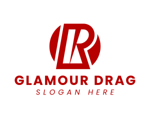 Drag - Red Racing Letter R logo design