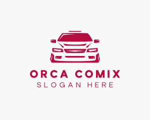Drag Racing - Sports Car Automotive logo design