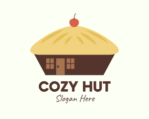 Hut - Cherry Pie Hut logo design