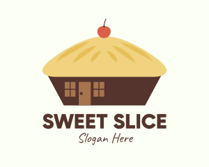Pie - Cherry Pie Hut logo design