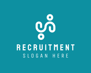 People Career Recruiter logo design