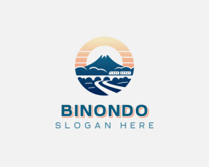 Holiday - Mountain Train Travel logo design