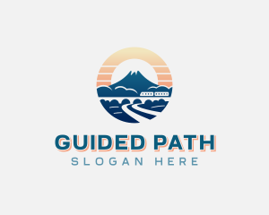 Mountain Train Travel logo design