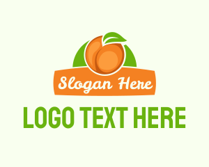 Grocery Store - Orange Fruit Banner logo design