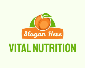 Orange Fruit Banner logo design