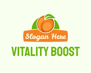 Vitality - Orange Fruit Banner logo design