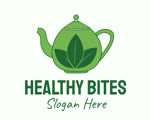 Green Tea Pot logo design