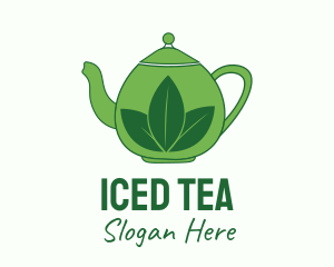 Green Tea Pot logo design