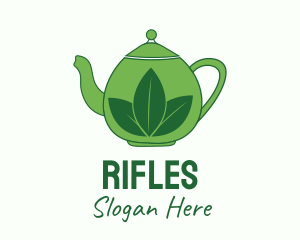 Traditional - Green Tea Pot logo design