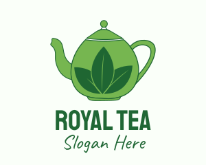 Green Tea Pot logo design