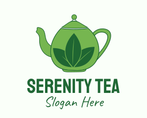 Tea - Green Tea Pot logo design