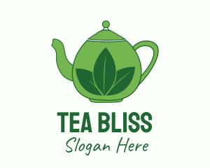 Tea - Green Tea Pot logo design