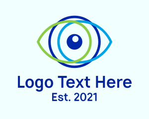 Iris - Minimal Optometric Logo logo design