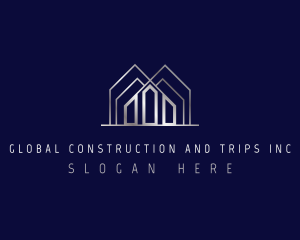 Building - Architecture Building Construction logo design