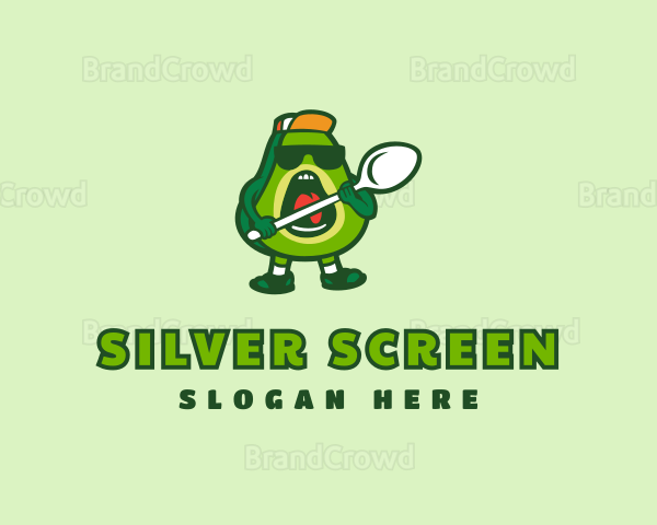 Cool Avocado Spoon Logo