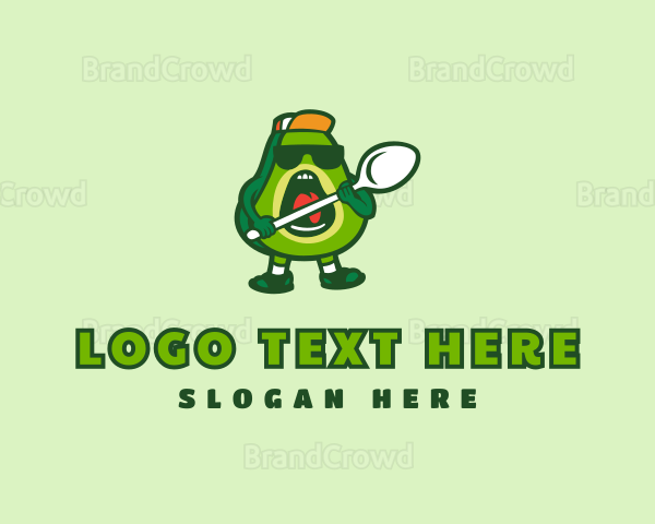 Cool Avocado Spoon Logo