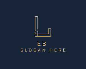 Gold - Professional Firm Letter L logo design