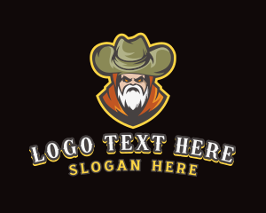 Western - Old Cowboy Esports logo design