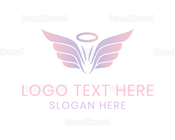 Pastel Angel Wings Logo