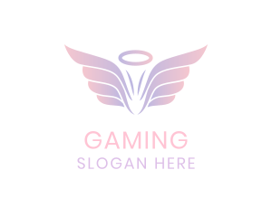 Pastel Angel Wings Logo