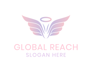 Missionary - Pastel Angel Wings logo design