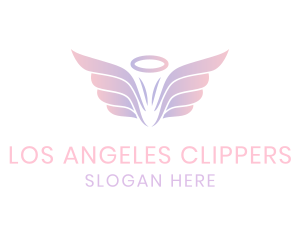 Pastel Angel Wings logo design