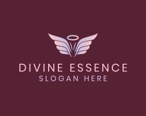 Pastel Angel Wings logo design