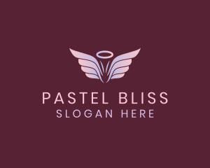 Pastel Angel Wings logo design