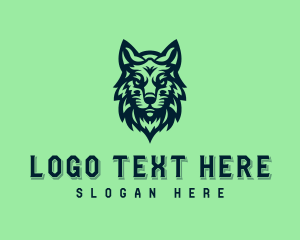 Wild - Wild Coyote Wolf logo design